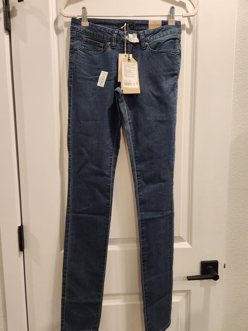 Prana Women's Indigo Skinny Jeans-Tall-size 0